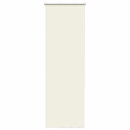 Berkfield Home Roller Blind Blackout Off-White 40x175 cm Fabric Width 35.7 cm Polyester in White - thumbnail 1