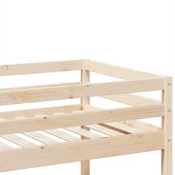 Berkfield Home Bunk Bed 80x200 cm Solid Wood Pine in Light Brown - thumbnail 8