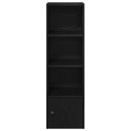 Berkfield Home Durable Bookcase Black Oak 31x24x102 cm Engineered Wood - Size: 31 x 24 x 102 cm - thumbnail 5