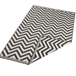 THE RUGS Palma Indoor Outdoor Reversible Rug Durable Soft for Living Room in Black - Size: 240 cm x 340 cm - thumbnail 4