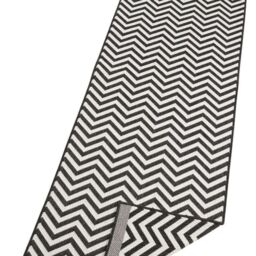 THE RUGS Palma Indoor Outdoor Reversible Rug Durable Soft for Living Room in Black - Size: 240 cm x 340 cm - thumbnail 3