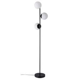 Nordlux Modern Indoor Floor Lamp Black Metal E14 Hand Blown Glass - Mains Powered, IP20 - thumbnail 1