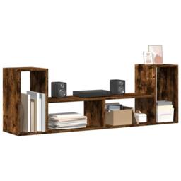Berkfield Home TV Cabinets 2 pcs Smoked Oak 75x30x50 cm Engineered Wood in Brown - Size: 75 x 30 x 50 cm - thumbnail 5