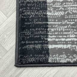 runrug Hallway Carpet Runner Rug - Soft & Comfy, 9mm - 'Morning Mist' in Dark Grey - Size: 70 cm x 150 cm - thumbnail 2