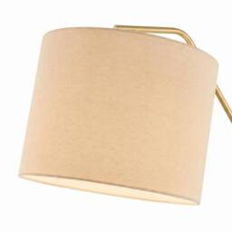 FurnitureboxUK Claudia Brass Standing Floor Lamp in Light Bronze - thumbnail 6