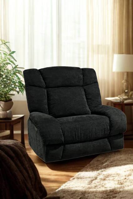 DS Living Torino Recline 1 Seater in Grey or Silver in Dark Grey - image 1