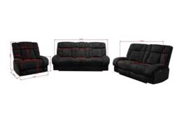 DS Living Torino Recline 1 Seater in Grey or Silver in Dark Grey - thumbnail 6