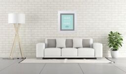 Frames & Mirrors 4U Metro White Frame with Dark Grey Mount for Image Size 24 x 18 Inch - thumbnail 4