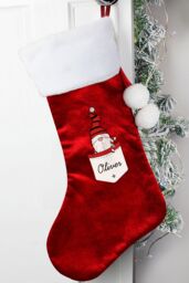 Personalised Memento Company Men's Personalised Gonk Family Red Christmas Stocking- Boy - thumbnail 4
