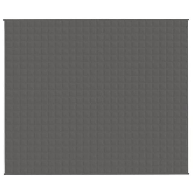 Berkfield Home Soft Weighted Blanket Grey 220x260 cm 15 kg Fabric - image 1