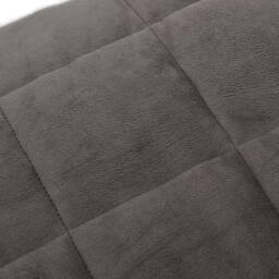 Berkfield Home Soft Weighted Blanket Grey 220x260 cm 15 kg Fabric - thumbnail 4