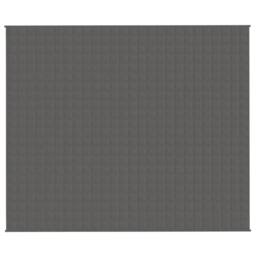 Berkfield Home Soft Weighted Blanket Grey 220x260 cm 15 kg Fabric