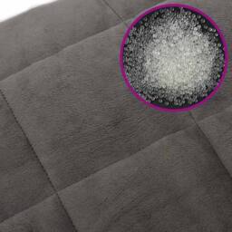 Berkfield Home Soft Weighted Blanket Grey 220x260 cm 15 kg Fabric - thumbnail 6