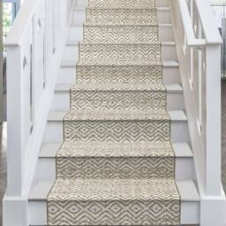 runrug Stair Runner Carpet - Reversible & Durable, 2mm - 'Sauvignon Blanc' in Cream - Size: 60 cm x 660 cm - thumbnail 1