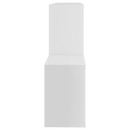 Berkfield Home Wall Shelf White 100x18x53 cm Engineered Wood - Size: 100 x 18 x 53 cm - thumbnail 5