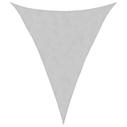 Berkfield Home Sun Shade Sail Light Grey 5x6x6 m 100% Polyester Oxford - thumbnail 3