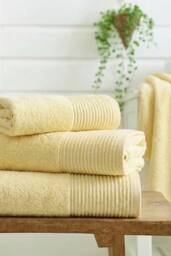 Deyongs Avelon Soft Touch Zerotwist 100% Cotton Towel in Lemon - thumbnail 2