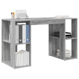 Berkfield Home Grey Sonoma Computer Desk Grey Sonoma Particle board Medium - thumbnail 3