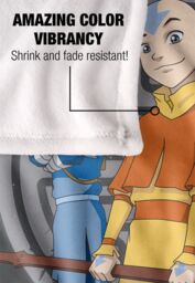 Avatar: The Last Airbender Avatar The Last Airbender Team Avatar Silky Touch Super Soft Throw Blanket 152 X 127 cm in White - thumbnail 4