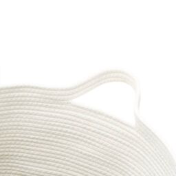 Berkfield Home Storage Basket Black & White √ò49x65 cm Cotton - Size: 49x65 cm - thumbnail 6