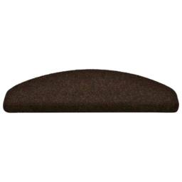 Berkfield Home Self-adhesive Stair Mats 5 pcs Brown 65x21x4 cm Needle Punch - Size: Medium - thumbnail 4