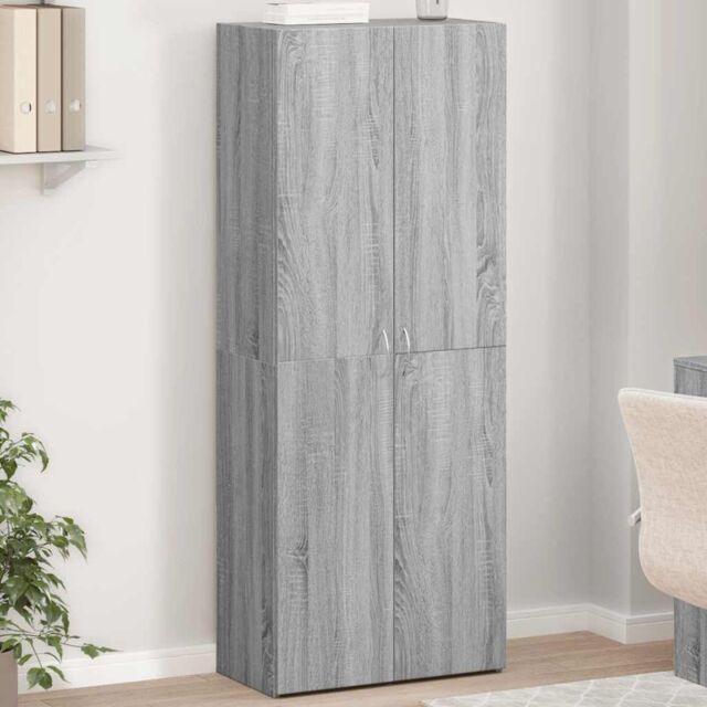 Berkfield Home File Cabinet Grey Sonoma 60x32x153 cm Engineered Wood - Size: 60 x 32 x 153 cm - image 1