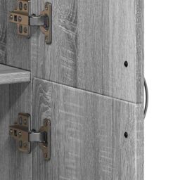 Berkfield Home File Cabinet Grey Sonoma 60x32x153 cm Engineered Wood - Size: 60 x 32 x 153 cm - thumbnail 8