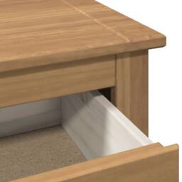 Berkfield Home Shoe Cabinet Panama 80x40x114 cm Solid Wood Pine in Brown - Size: 80 x 40 x 114 cm - thumbnail 8