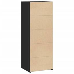 Berkfield Home Highboard Black 45x41x124 cm Engineered Wood - Size: 45 x 41 x 124 cm - thumbnail 6
