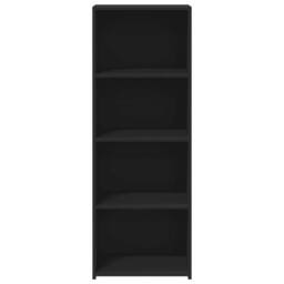 Berkfield Home Highboard Black 45x41x124 cm Engineered Wood - Size: 45 x 41 x 124 cm - thumbnail 4