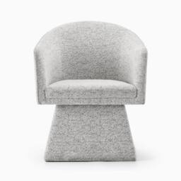 FurnitureboxUK Vera Fabric Accent Chair in Grey - thumbnail 4