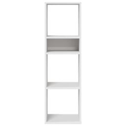 Berkfield Home Book Cabinet White 34x31x112 cm Engineered Wood - Size: 34 x 31 x 112 cm - thumbnail 4