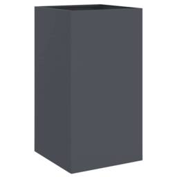 Berkfield Home Planter Anthracite 42x38x75 cm Steel in Dark Grey - Size: 42 x 38 x 75 cm - thumbnail 6