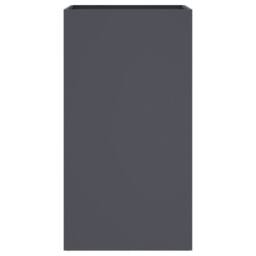 Berkfield Home Planter Anthracite 42x38x75 cm Steel in Dark Grey - Size: 42 x 38 x 75 cm - thumbnail 5