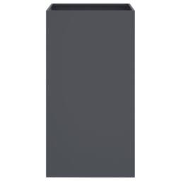 Berkfield Home Planter Anthracite 42x38x75 cm Steel in Dark Grey - Size: 42 x 38 x 75 cm - thumbnail 4