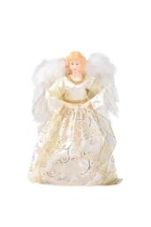 Living and Home Angel Decoration Christmas Tree Topper in Yellow - thumbnail 3