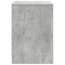 Berkfield Home Bedside Cabinets 2 pcs with Drawer Concrete Grey 40x34x50 cm in Brown - Size: 40 x 34 x 50 cm - thumbnail 7