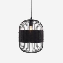 Living and Home Industrial Black Pendant Light for Kitchen & Dining Room - thumbnail 5