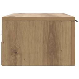 Berkfield Home Wall Cabinet Artisan Oak 68x30x20 cm Engineered Wood in Brown - Size: 68 x 30 x 20 cm - thumbnail 6