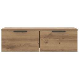 Berkfield Home Wall Cabinet Artisan Oak 68x30x20 cm Engineered Wood in Brown - Size: 68 x 30 x 20 cm - thumbnail 5