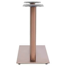 Berkfield Home Bistro Table Leg Brass 70x40x72 cm Stainless Steel in Copper - Size: 70 x 40 x 72 cm - thumbnail 3