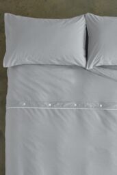 Deyongs Southwick Melange Look Duvet Cover Set - Soft & Breathable Bedding - 1846 in Grey - Size: King - thumbnail 5