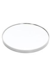 Living and Home Silver Round Metal Framed Bathroom Mirror - Size: Large - thumbnail 4