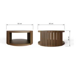 GFW Zadie Coffee Table in Walnut - thumbnail 6