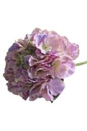 KDMD Short Stem Hydrangea Pink 2 Pack in Purple - thumbnail 2
