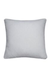 Fusion 'Plain Dye' Water & UV Resistant Filled Cushion in Silver - Size: 43 cm x 43 cm - thumbnail 2