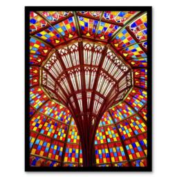 Artery8 Louisiana State Capitol Building Glass Highsmith Framed Wall Art Print - Size: A4 - thumbnail 1