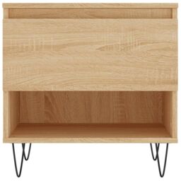 Berkfield Home Coffee Tables 2 pcs Sonoma Oak 50x46x50 cm Engineered Wood in Brown - Size: 50 x 46 x 50 cm - thumbnail 6