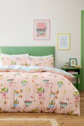 Fusion 'Summer Fruits' Easy Care Duvet Cover Set - Size: Super King - thumbnail 1
