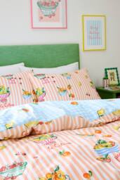 Fusion 'Summer Fruits' Easy Care Duvet Cover Set - Size: Super King - thumbnail 2